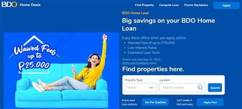 bdo house loan calculator|Loan Services .